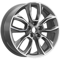 Литые диски КР001 (18_Hongqi H5 II) (КР001) 7.000xR18 5x114.3 DIA67.1 ET45 Diamond gloss graphite