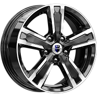 Литые диски Оклахома (КС998) 6.500xR16 5x114.3 DIA60.1 ET40 алмаз черный
