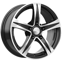 Литые диски SAKURA (КЛ146) 6.500xR15 5x114.3 DIA66.1 ET40 алмаз
