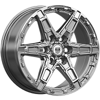 Литые диски Дистрикт (КС1159) 8.000xR18 6x139.7 DIA106.1 ET25 дарк платинум