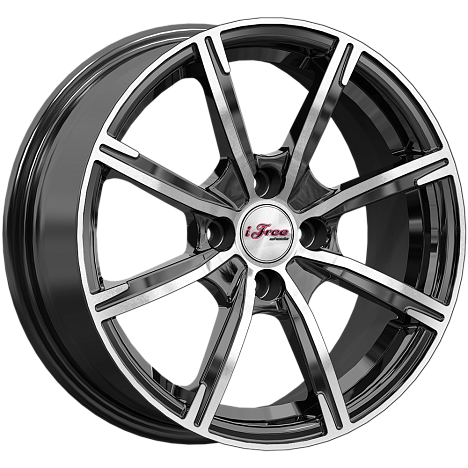 Калибр (КС1117) 6.000xR15 4x98 DIA58.5 ET35 Блэк Джек