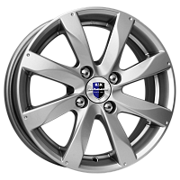 Литые диски Джемини-оригинал (КС617) (КС617) 6.000xR15 4x100 DIA56.6 ET39 дарк платинум для Ravon R4
