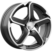 Литые диски АЛЛИГАТОР (КЛ132) 6.000xR15 4x100 DIA56.6 ET45 Алмаз бархат новый для Daewoo Kalos