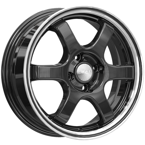 КИОТО (КЛ249) 6.000xR15 4x100 DIA60.1 ET40 алмаз антрацит