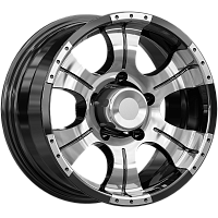 Литые диски Байконур (КС473) 7.000xR15 5x139.7 DIA110.1 ET20 алмаз черный