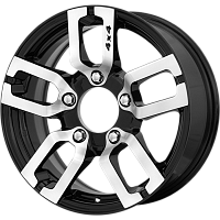 Литые диски Офф-лайн (КС516) 6.500xR16 5x139.7 DIA98.2 ET40 Блэк Джек для Lada Lada 4x4