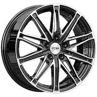 Литые диски Виар (КС1065) 6.500xR17 5x114.3 DIA66.1 ET40 Блэк Джек