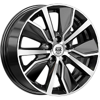 Литые диски Гамбит (КС961) 6.500xR16 5x114.3 DIA60.1 ET45 алмаз черный для Daihatsu Altis