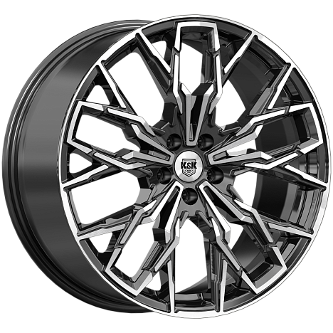 Элерон (КС1168) 9.000xR20 5x108 DIA63.35 ET38.5 алмаз черный Элерон (КС1168) 9.000xR20 5x108 DIA63.35 ET38.5 алмаз черный
