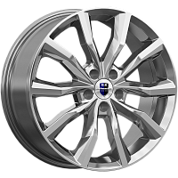 Литые диски Портер (КС906) 7.500xR18 5x110 DIA65.1 ET35 дарк платинум для Opel Senator