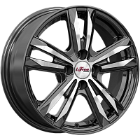 Литые диски Маскот (КС870) 6.000xR15 4x100 DIA67.1 ET45 Блэк Джек для KIA Spectra