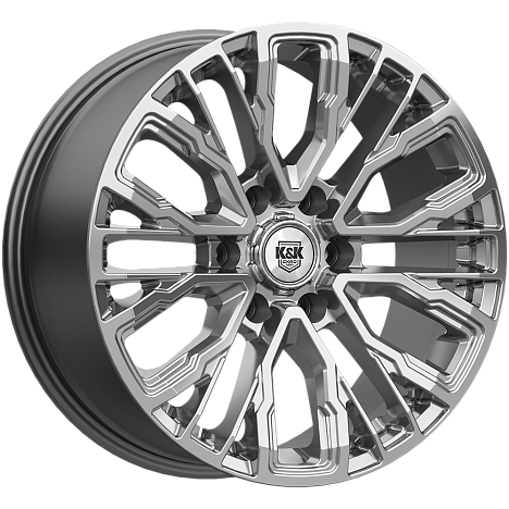 Кортес (КС1102) 8.500xR19 6x139.7 DIA106.1 ET30 дарк платинум Кортес (КС1102) 8.500xR19 6x139.7 DIA106.1 ET30 дарк платинум