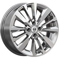 Литые диски Эрман (КС997) 6.500xR16 4x100 DIA60.1 ET41 дарк платинум