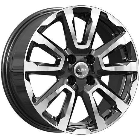 КС1026 (ZV 16_Rio) (КС1026) 6.500xR16 4x100 DIA54.1 ET46 алмаз черный