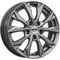 Литые диски НАГОЯ (КЛ312) 6.000xR16 5x114.3 DIA67.1 ET46 графит
