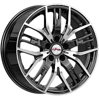 Литые диски Аскет (КС1072) 7.000xR17 5x114.3 DIA67.1 ET35 Блэк Джек для Mitsubishi