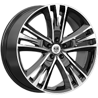 Литые диски Атлас (КС661М) 8.500xR20 5x114.3 DIA66.1 ET40 алмаз черный для Nissan Fuga Литые диски Атлас (КС661М) 8.500xR20 5x114.3 DIA66.1 ET40 алмаз черный для Nissan Fuga