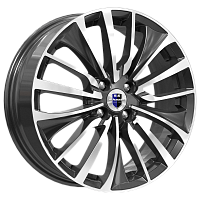 Литые диски Flanker (КС905) 6.500xR17 4x100 DIA67.1 ET45 алмаз черный для Mazda Литые диски Flanker (КС905) 6.500xR17 4x100 DIA67.1 ET45 алмаз черный для Mazda