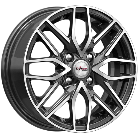 Кайкос (КС1001) 5.500xR14 4x100 DIA60.1 ET40 Блэк Джек