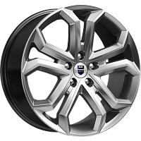 Литые диски Пандора (КС466) 8.500xR19 5x114.3 DIA67.1 ET45 дарк платинум для Acura Tsx