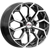 Литые диски Спейс-Нидл (КС1000) 6.500xR16 5x112 DIA66.6 ET38 Блэк Джек для Volkswagen Taos