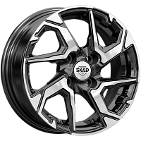Литые диски ТЕЙДЕ (КЛ1215) 5.500xR14 4x98 DIA58.5 ET35 алмаз для Lada 2115 Samara 2