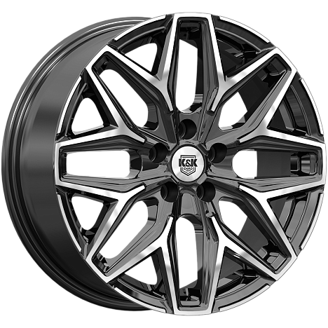 Ариус (КС1187) 7.000xR17 5x112 DIA57.1 ET40 алмаз черный