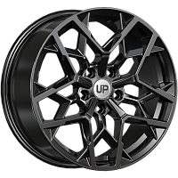 Литые диски Up110 (КС994) 7.500xR17 5x114.3 DIA66.1 ET40 New Black для Nissan Qashqai + 2