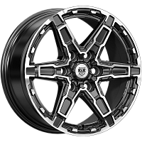 Литые диски Дистрикт (КС1159) 8.000xR18 6x139.7 DIA100.1 ET36 алмаз черный для Tank 300 Литые диски Дистрикт (КС1159) 8.000xR18 6x139.7 DIA100.1 ET36 алмаз черный для Tank 300