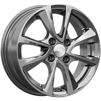 Литые диски НИЦЦА (КЛ287) 5.500xR14 4x100 DIA67.1 ET45 графит для Nissan Micra
