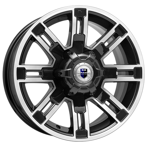Полюс (КС609М) 7.500xR16 6x139.7 DIA100.1 ET30 алмаз черный Полюс (КС609М) 7.500xR16 6x139.7 DIA100.1 ET30 алмаз черный