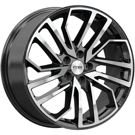 R-line (КС1235) 7.500xR18 5x114.3 DIA67.1 ET33 алмаз черный R-line (КС1235) 7.500xR18 5x114.3 DIA67.1 ET33 алмаз черный