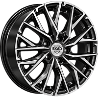 Литые диски АТЕНОР (КЛ1221) 7.000xR18 5x114.3 DIA67.1 ET38 алмаз для KIA Opirus