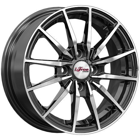 Финчер (КС1119) 5.500xR14 4x114.3 DIA66.1 ET40 Блэк Джек Финчер (КС1119) 5.500xR14 4x114.3 DIA66.1 ET40 Блэк Джек